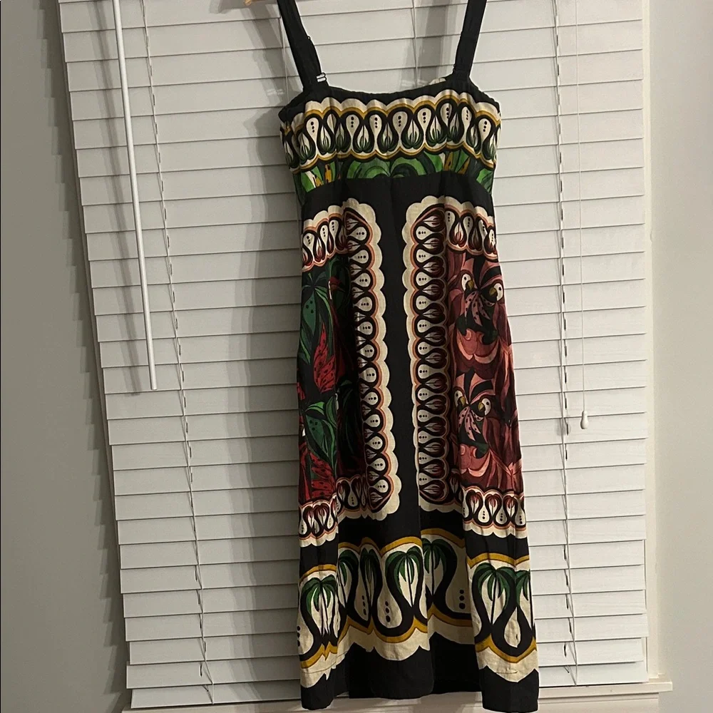 FARM Rio Vibrant Patterned Midi Dress - Picture 3 of 5